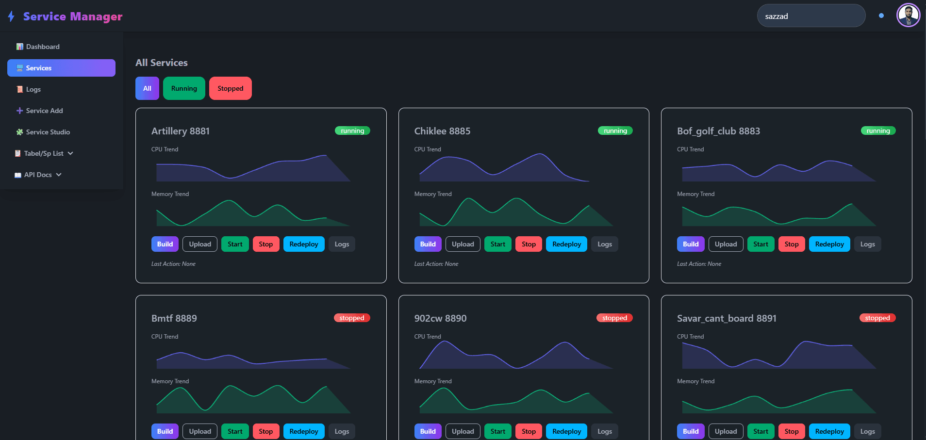 Deployment Manager screenshot 1