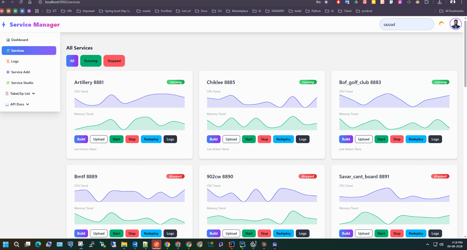 Deployment Manager screenshot 2