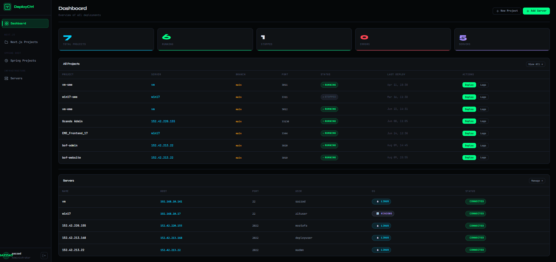 Service Builder — Git Auto Build Tool screenshot 1